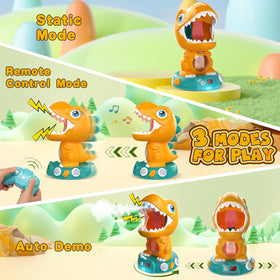 EagleStone remote-controlled dinosaur target for kids to shoot, boosting motor skills.
