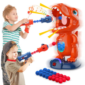 EagleStone movable dinosaur target in action for family-friendly practice.