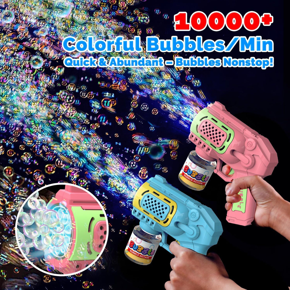 EagleStone kid-friendly bubble toy lightweight and easy to hold