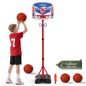 EagleStone kids hoop backboard ready for indoor or outdoor use.