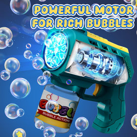 EagleStone LED bubble gun adds glow to backyard gatherings