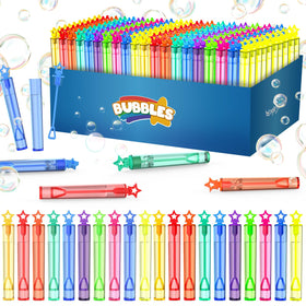 EagleStone mini bubble wands in 10 colors for party favors and classroom prizes