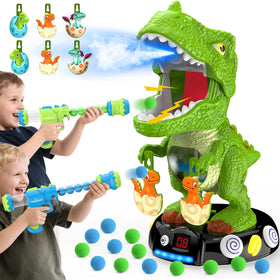 EagleStone moving dinosaur shooting toy in action for kids' playtime.