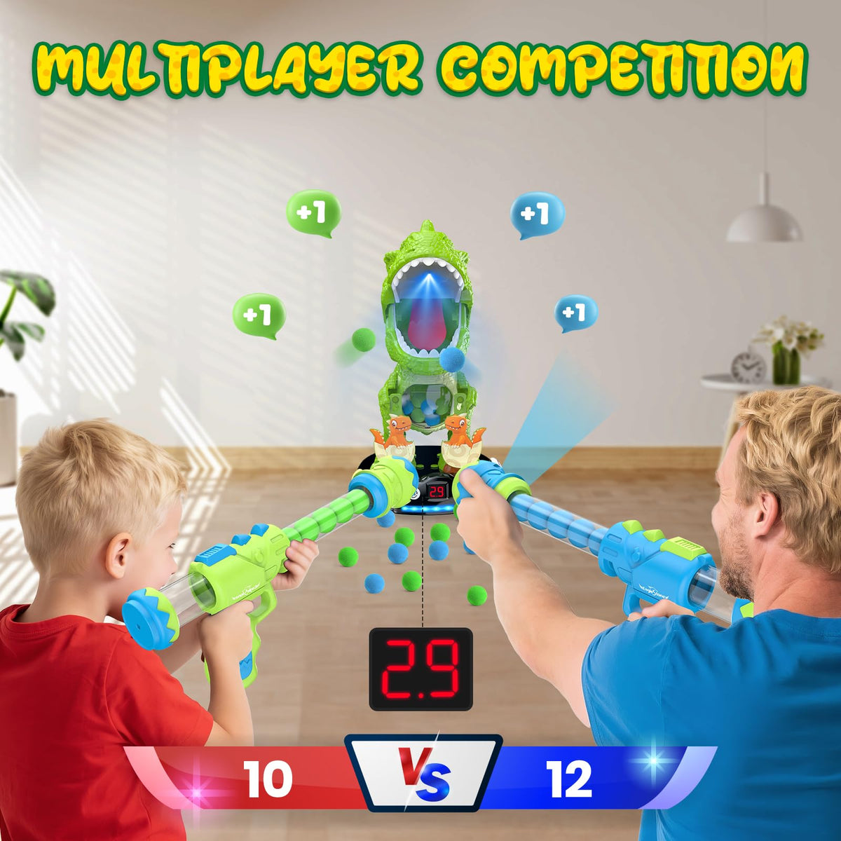 EagleStone roar sounds and lights heighten pretend play.
