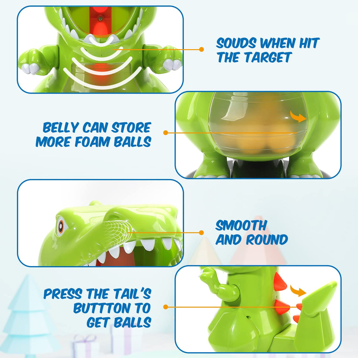 EagleStone ABS material ensures durable, safe construction for kids.