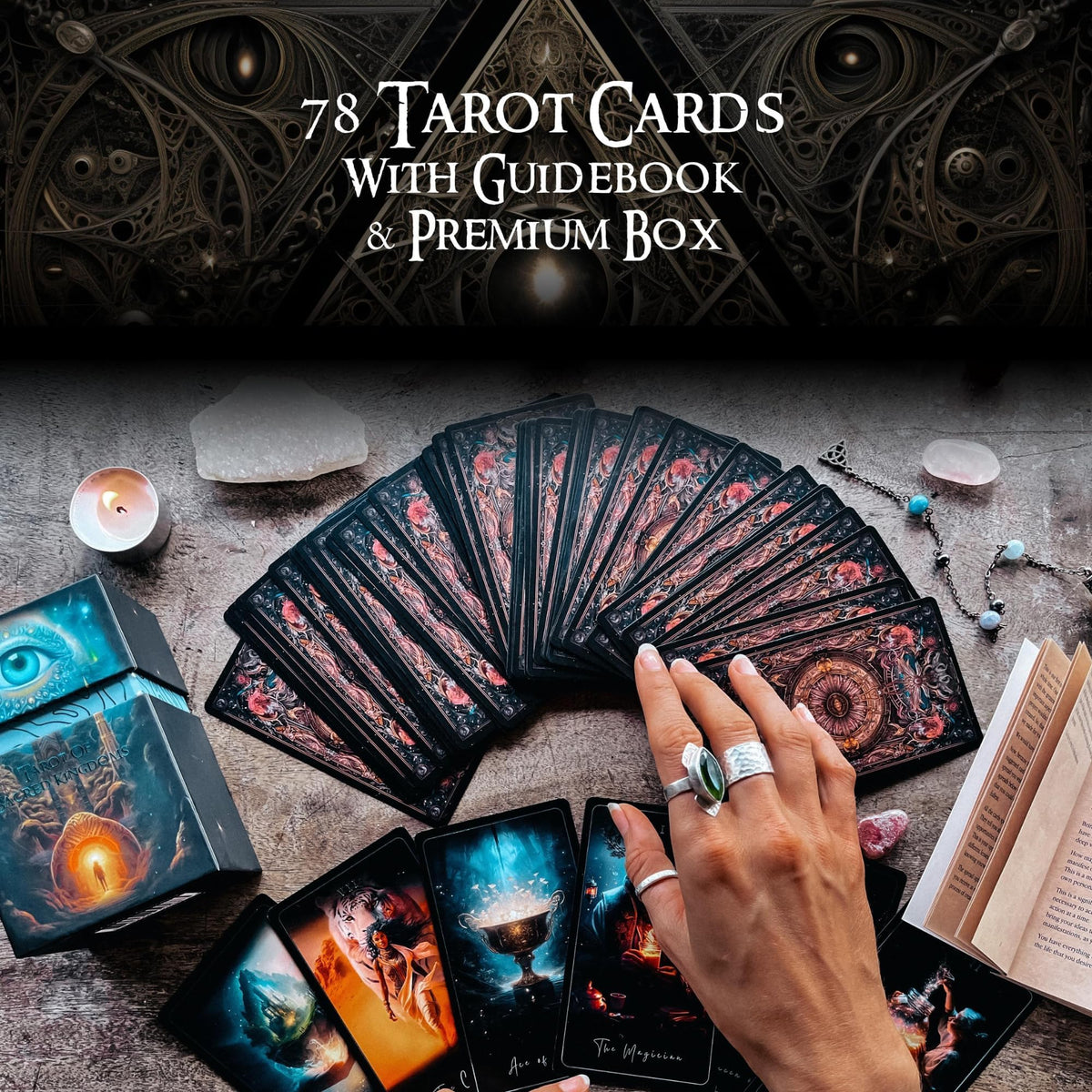 Earth Moon Magick Secret Cards: adds mystery and depth to readings.