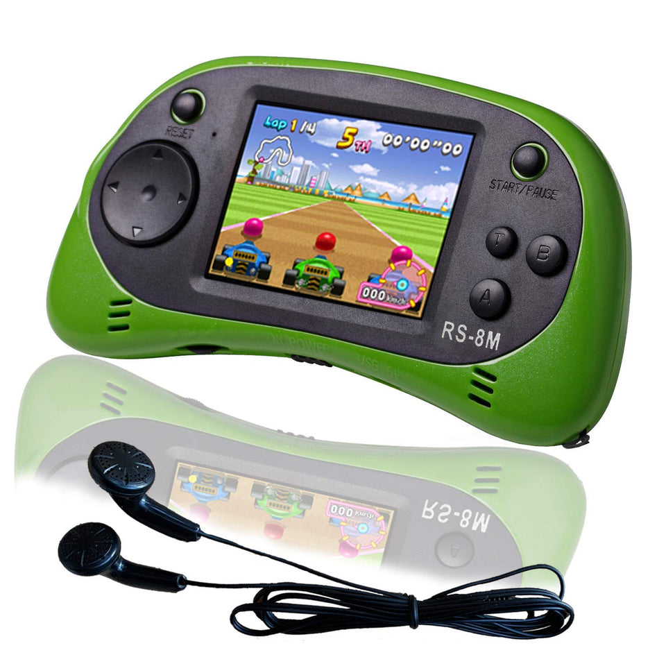 Easegmer 16bit kids handheld console with portable design for travel play