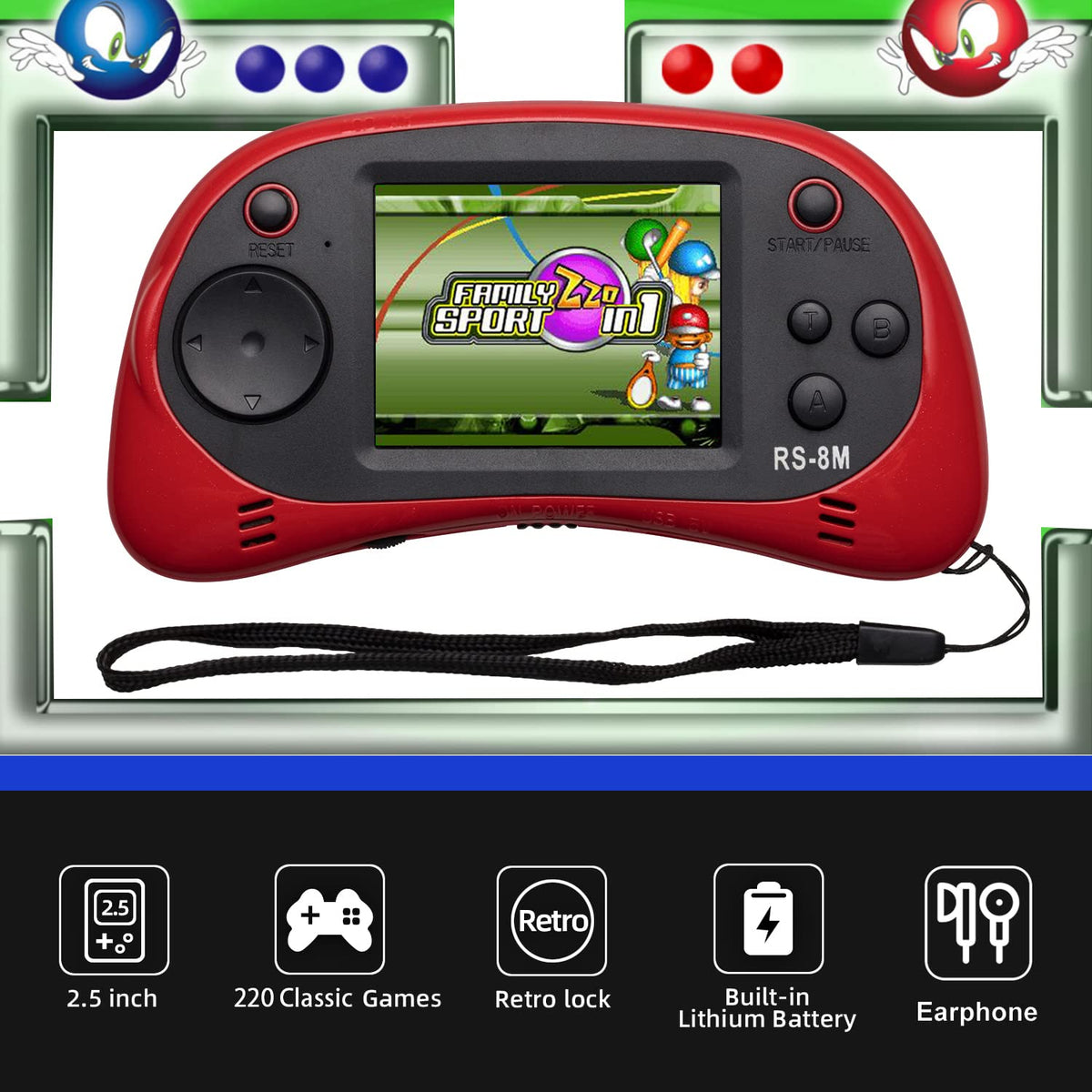 Easegmer 2-5 inch HD screen delivers clearer visuals for kids