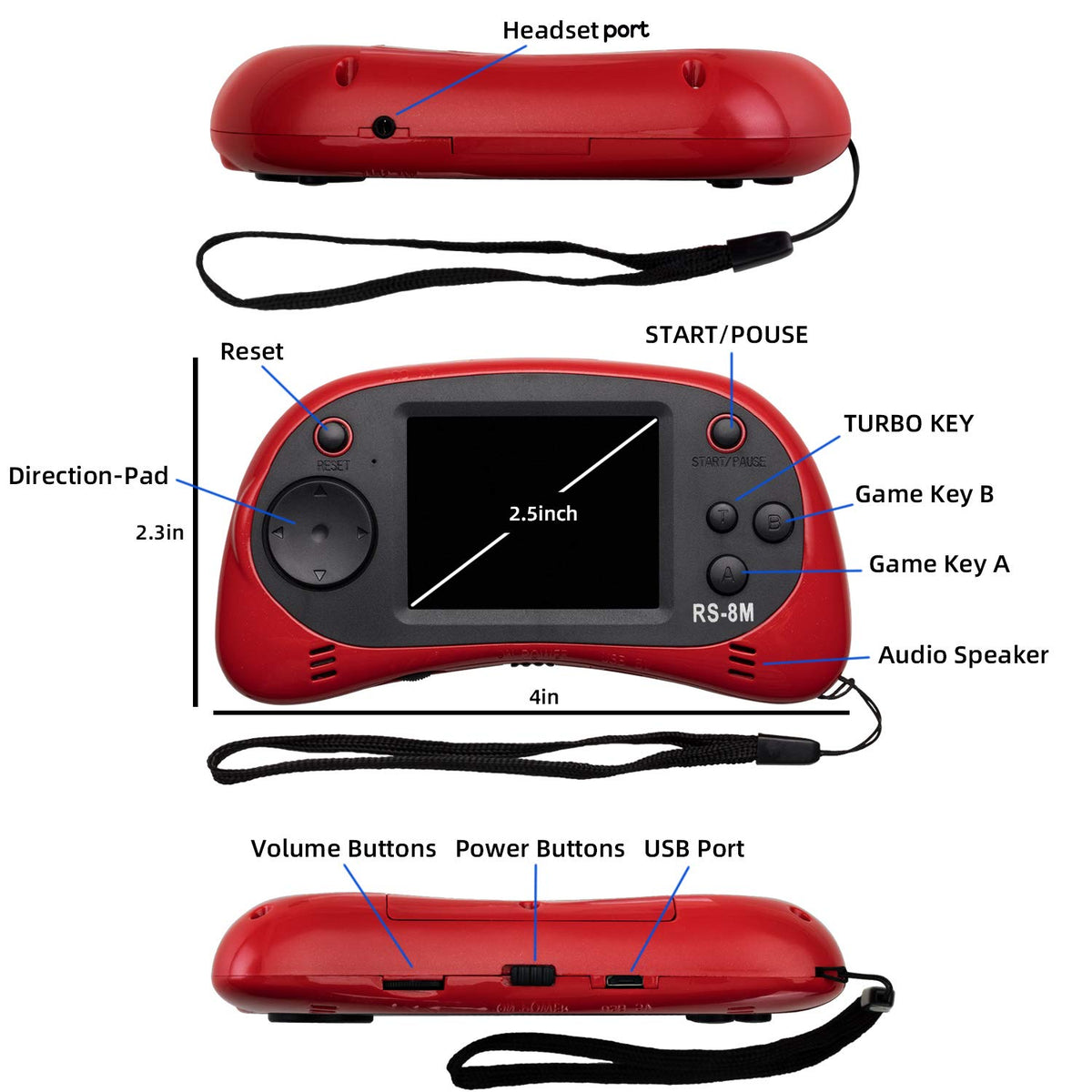 EASEGMER compact travel arcade ideal for trips