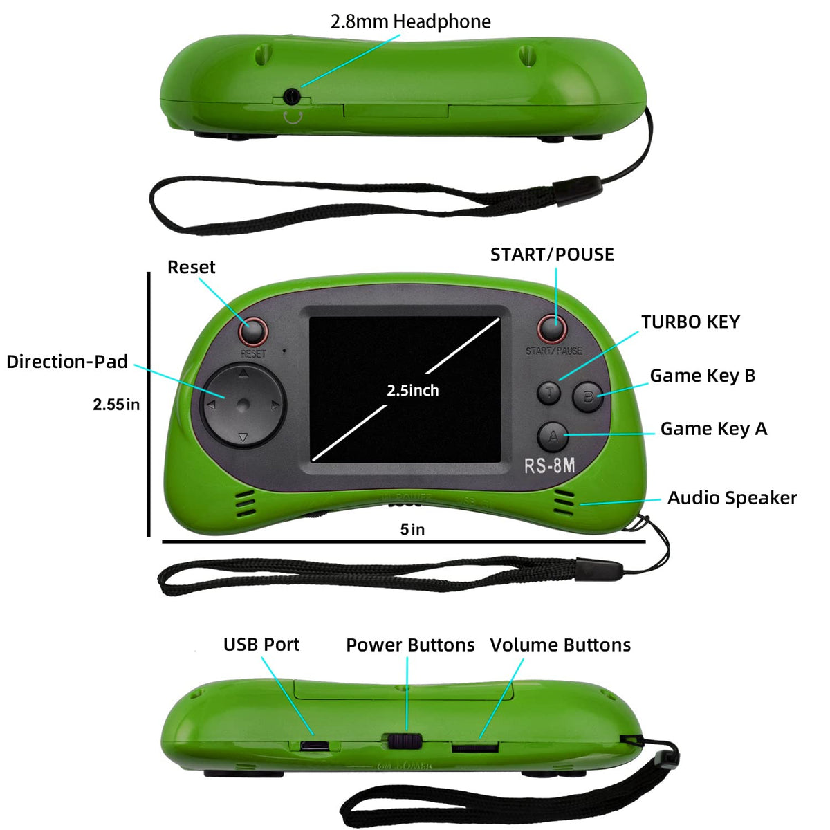 Easegmer headphones included for private, immersive play