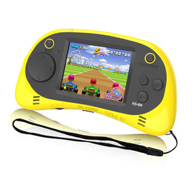EASEGMER kids handheld console with 2.5-inch IPS screen for vibrant retro gaming on the go.