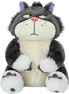 EASELR 12-inch Angry Cat plush close-up—soft fur for cuddling