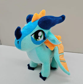 EASELR Wings of Fire dragon plush shows intricate wings for storytelling.