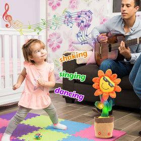 Easfan dancing sunflower glow lights deliver vivid visuals that captivate children.