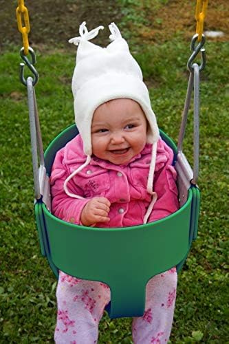 Eastern Jungle Gym enclosed design keeps toddlers safely seated during outdoor swings.