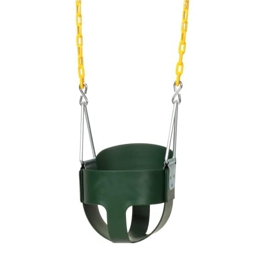 Eastern Jungle Gym ready-to-install bucket seat attaches to swing beams up to 9 feet.