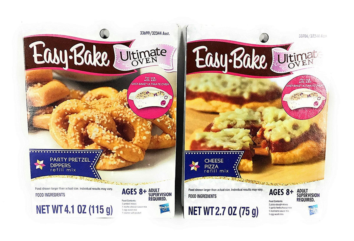 Easy Bake Party Pretzel Dippers refill bundle with pretzel mix and nacho cheese sauce for quick kid snacks