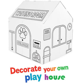 Easy Playhouse Animal Hospital front view showcases durable, kid-friendly design