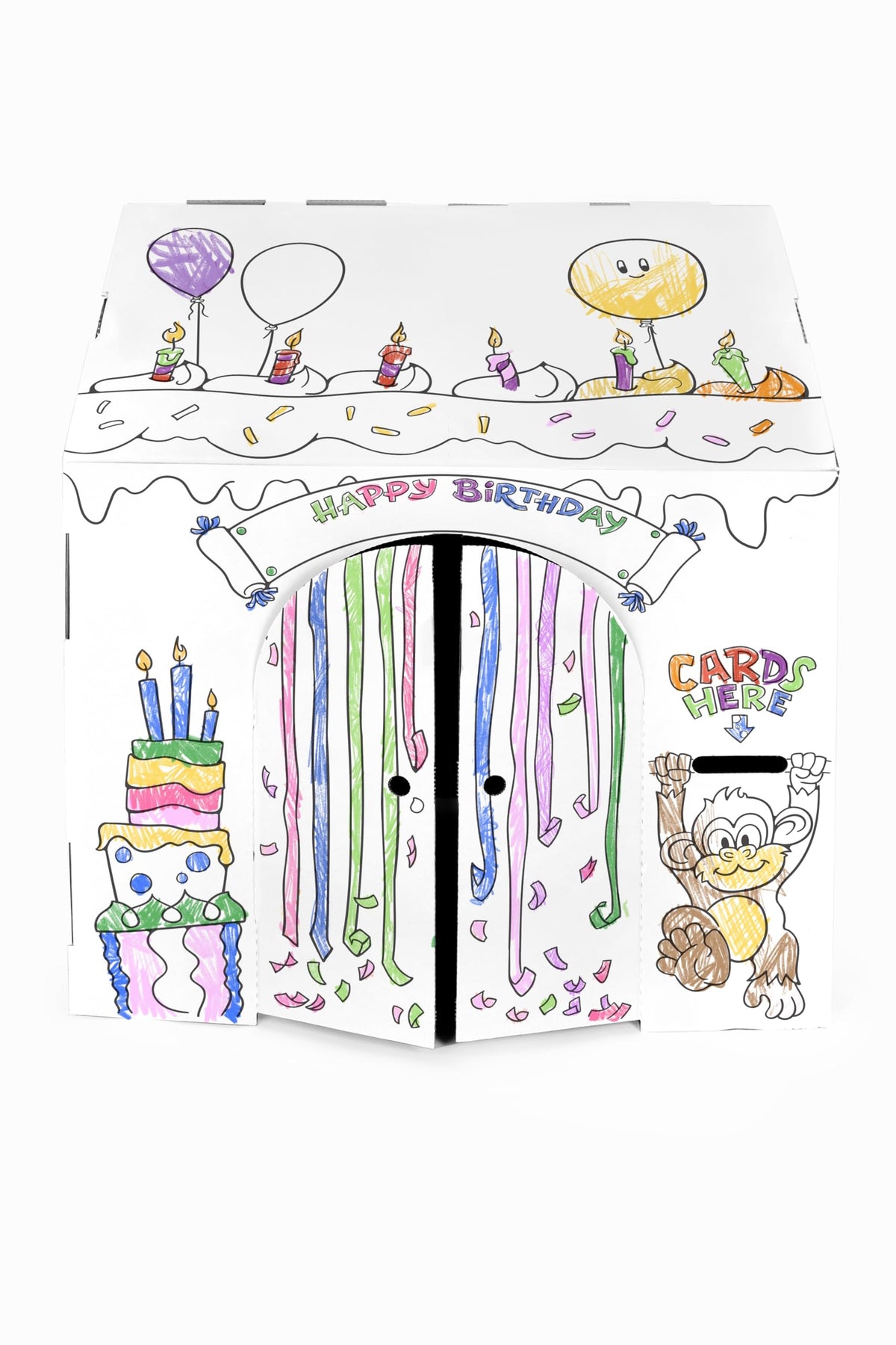 Easy Playhouse Birthday family fun keepsake encourages shared creativity.