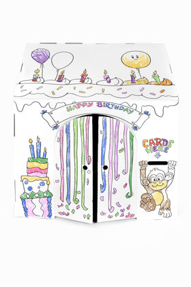 Easy Playhouse Birthday family fun keepsake encourages shared creativity.