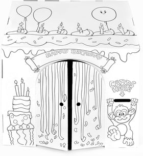 Easy Playhouse Birthday indoor-outdoor play space for versatile imagination.