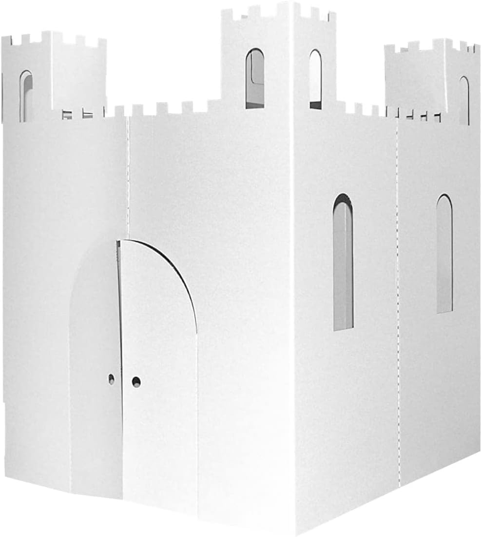 Easy Playhouse two-piece castle assembly for quick setup.