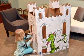 Easy Playhouse Fairy Tale Castle mail delivery feature enhances role play