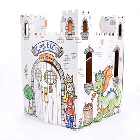 Easy Playhouse Fairy Tale Castle personalize signs and crests for unique stories