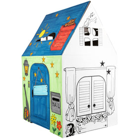 Easy Playhouse Clubhouse interior space for reading and role play.