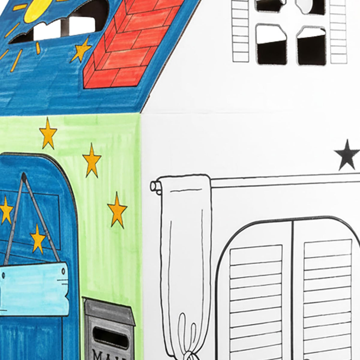 Easy Playhouse Clubhouse outdoor-scene setup for backyard adventures.