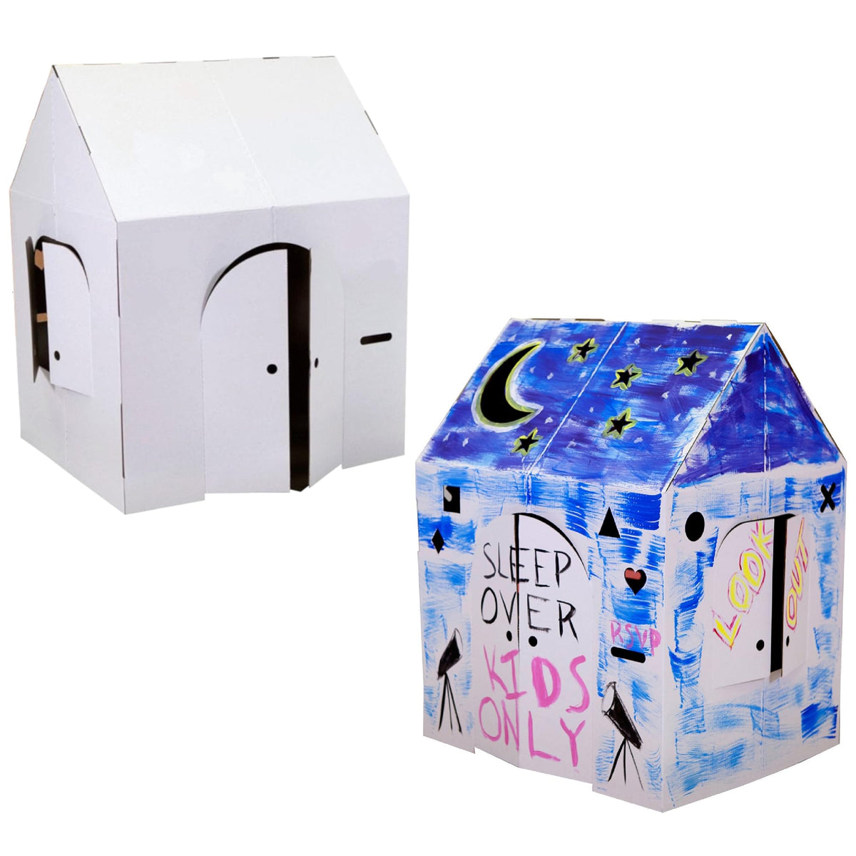 Easy Playhouse Crafty Cottage USA-made durability for indoor use.