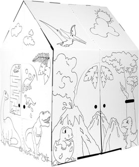 Easy Playhouse Dinosaur House size 32x26-40-5inches for versatile setup