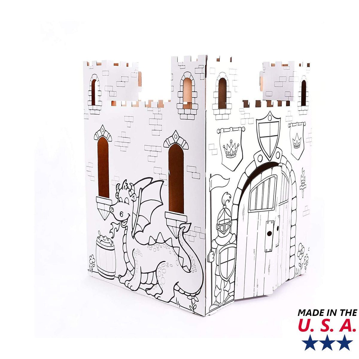 Easy Playhouse Fairy Tale Castle made in USA ensures quality craftsmanship