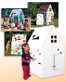 Easy Playhouse mail slots and windows add playful mail delivery and entry fun