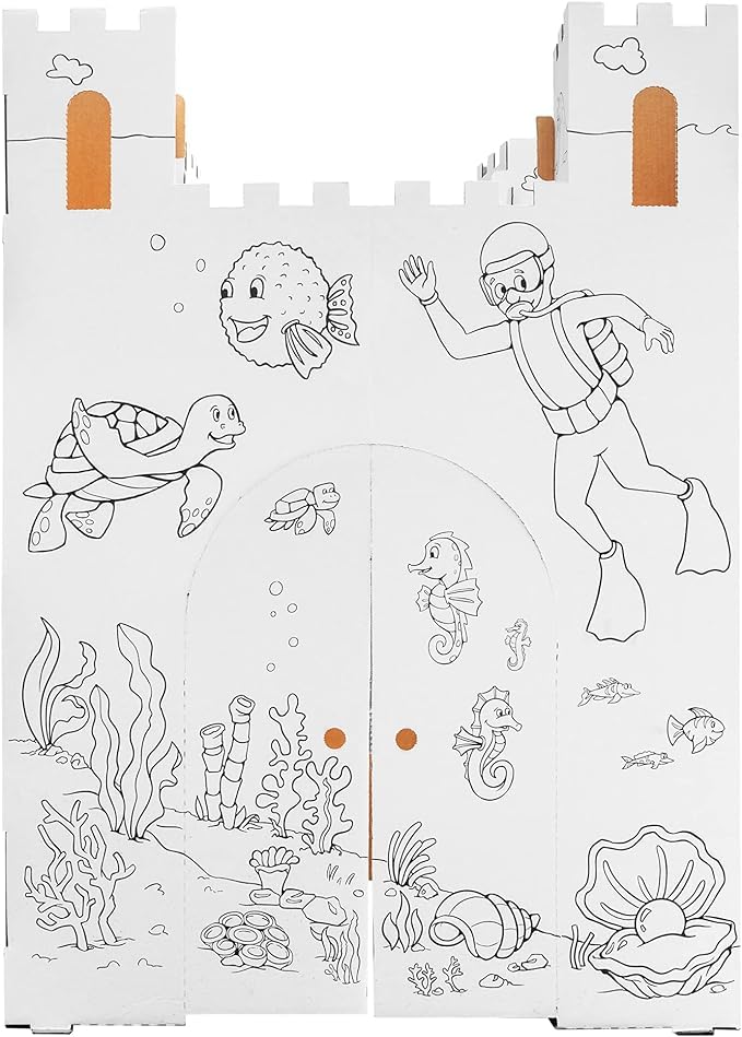 Easy Playhouse mermaid artwork for imaginative undersea adventures.