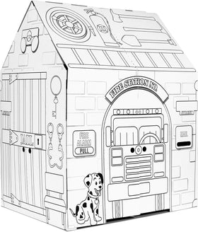 Easy Playhouse Police and Fire Station gift idea that sparks imaginative play for kids.
