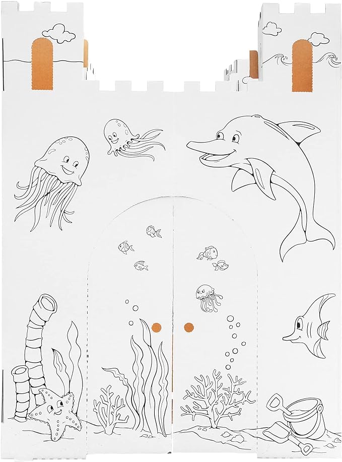 Easy Playhouse shark detail boosts storytelling and exploration.