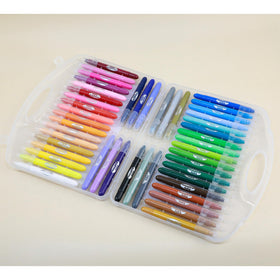 Quick-drying sticks reduce smudges, promoting tidier artwork.