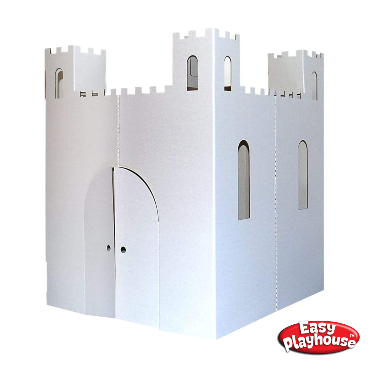 Easy Playhouse USA-made castle suitable for indoor and outdoor use.