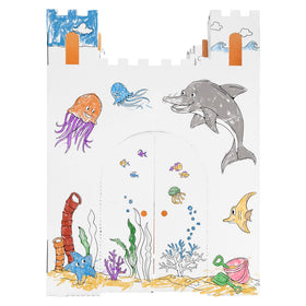 Easy Playhouse windows, doors, mail design encourages interactive play.