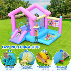 Easyair bounce house blower unit with ETL certification for safe operation.