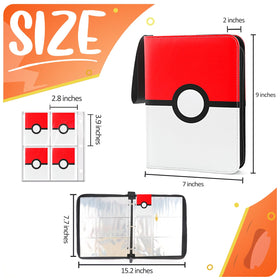 Removable 50 sleeves for flexible organization in the EASYFUN binder.