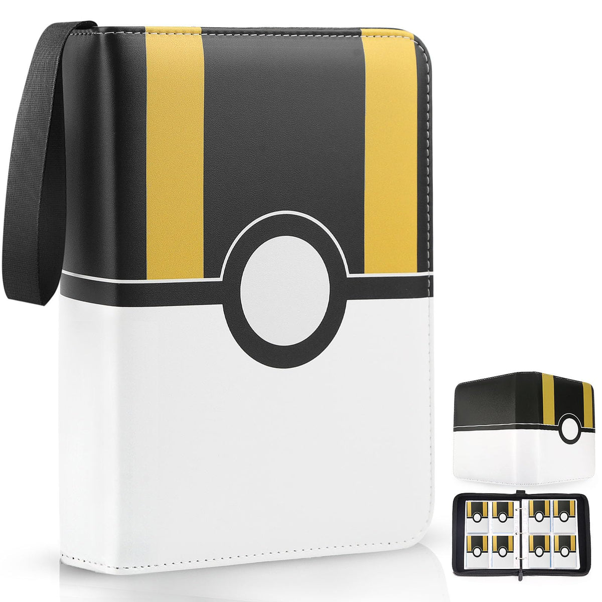EASYFUN Card Binder 4 Pocket front view shows compact four-pocket layout for easy access