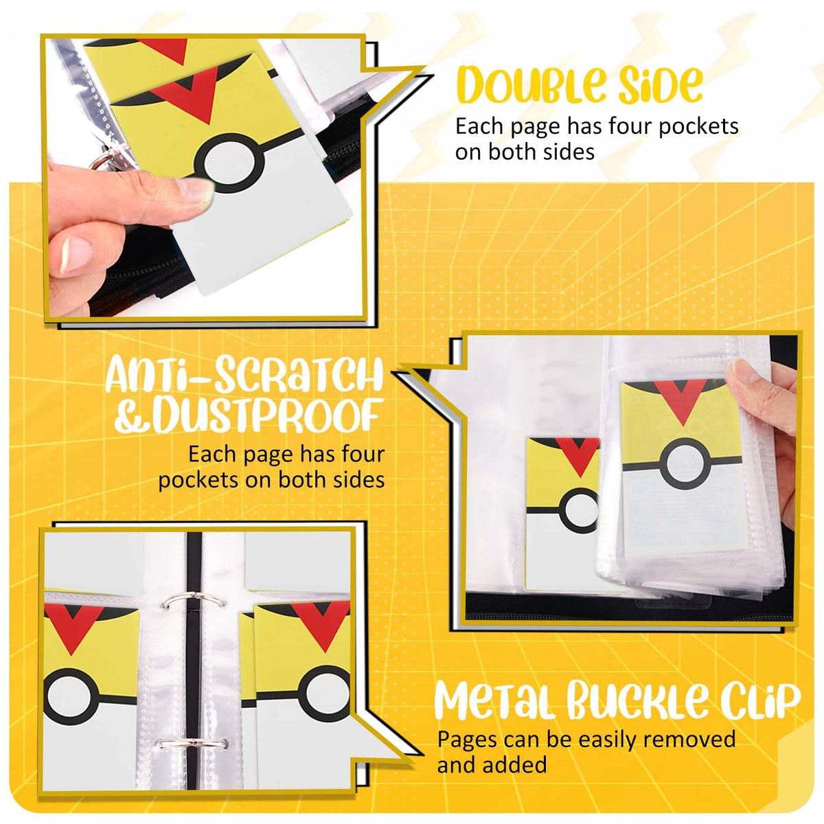 EasyFun Card Binder portable and stylish design for on-the-go organization