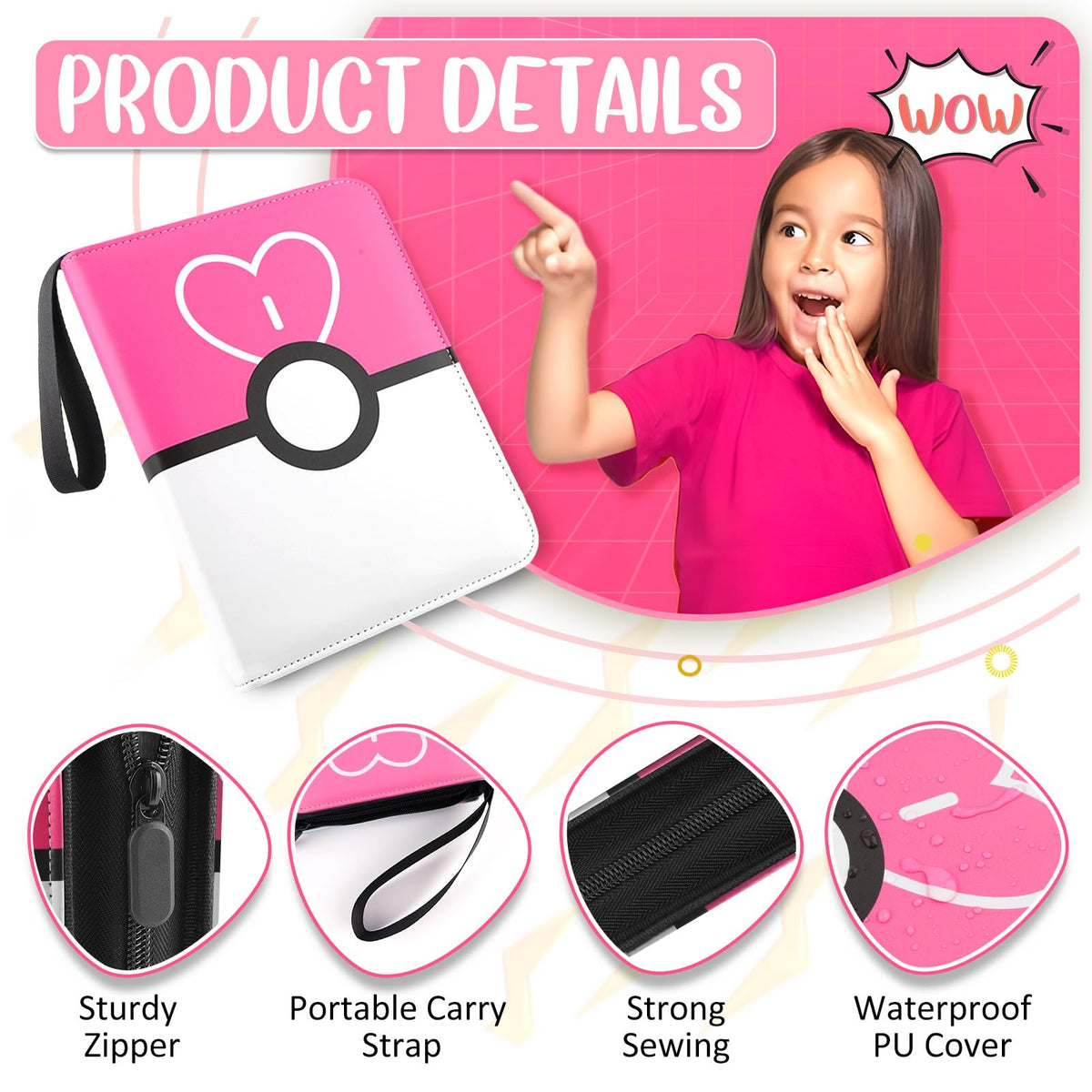 Removable clasp for easy customization as your collection grows.