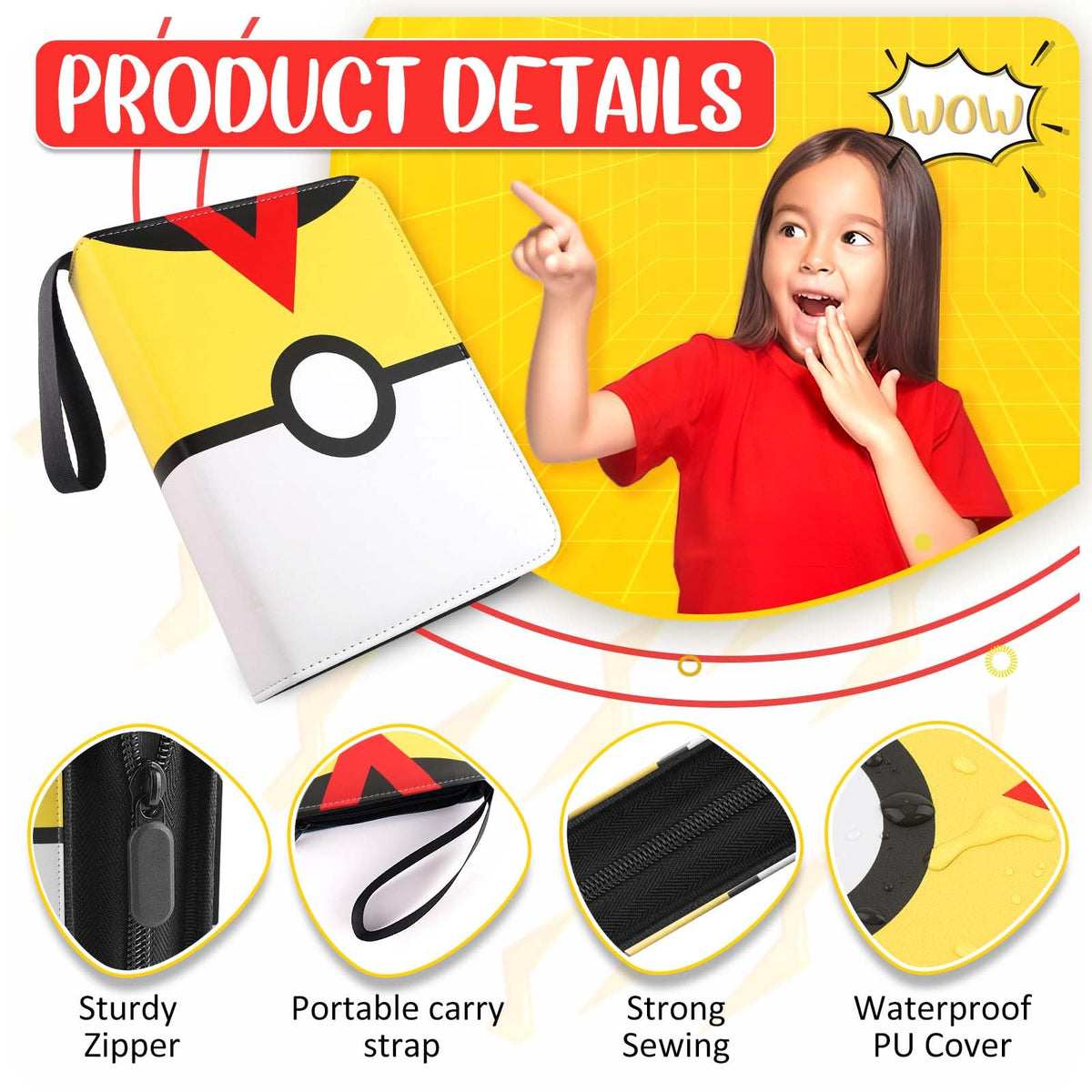 EasyFun Card Binder removable metal clasp enables easy customization of pages