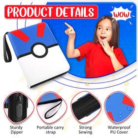 EASYFUN Card Binder's removable metal clasp enables capacity customization.