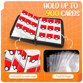 Durable leather exterior protects cards from scratches and wear.