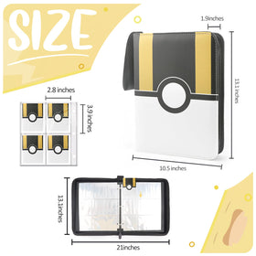 EASYFUN removable sleeves interior pages provide flexible storage and clear card visibility.