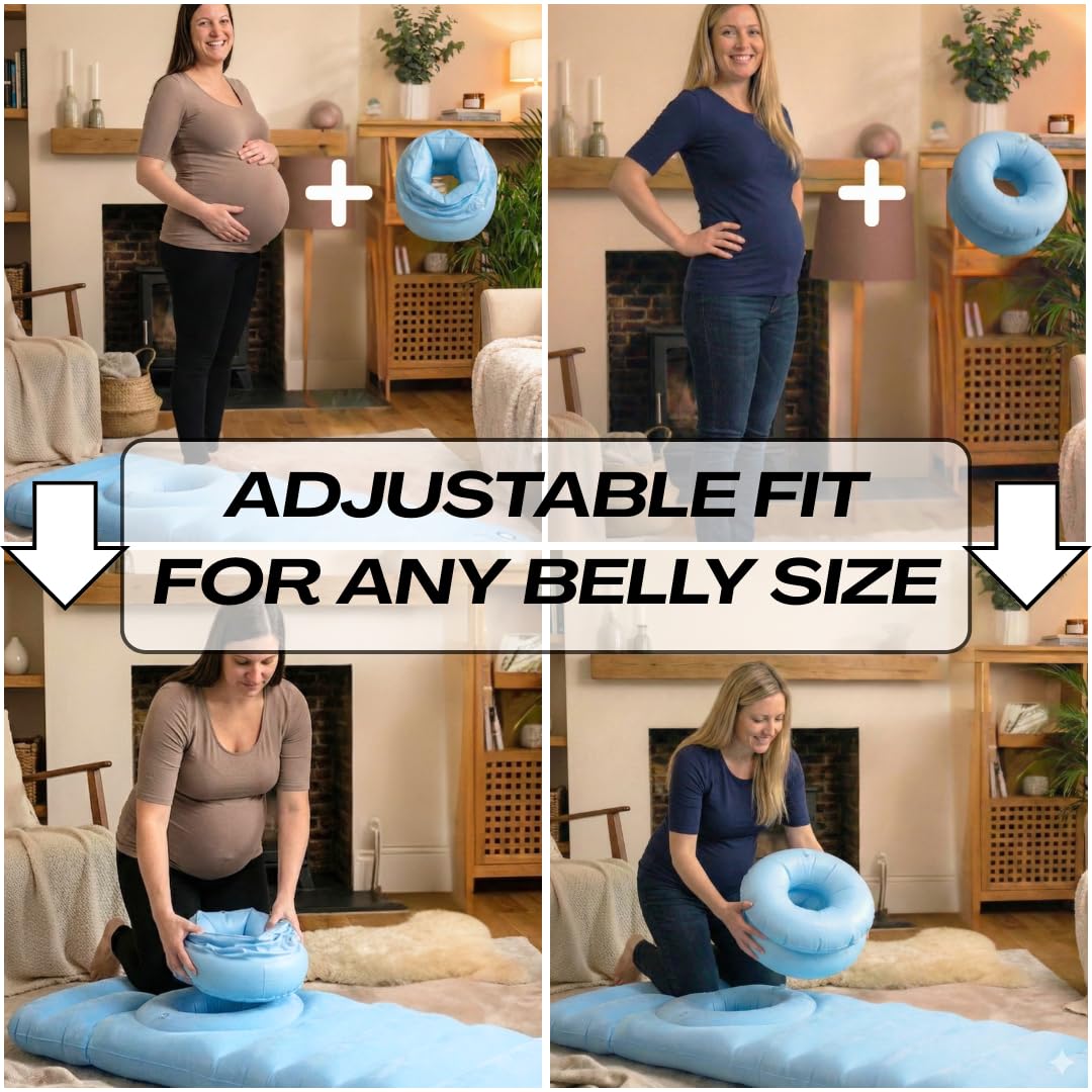 EasyR adjustable belly opening accommodates growth and comfort.